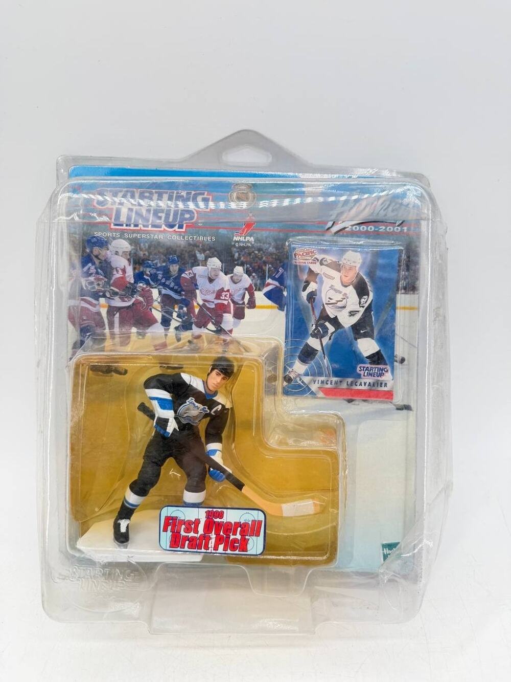 2000 Starting Lineup Vincent Lecavalier Tampa Bay NHL Figure Card New